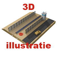 3D illustratie werk