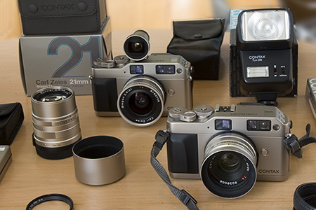 Contax G1 Biogon Planar Sonnar