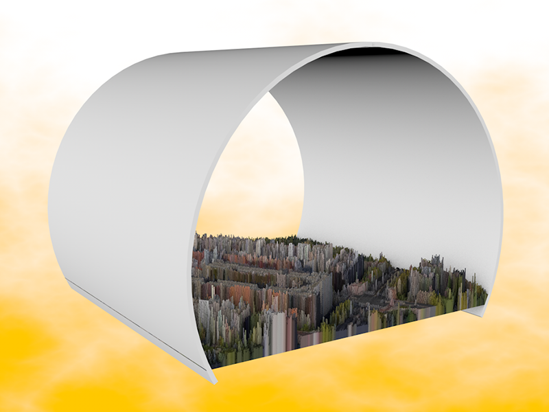 O'Neill cylinder segment
