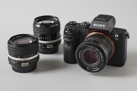 Sony A7 II Nikkors 28 50 85